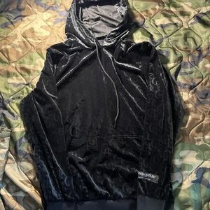 Anti Social Social Club Black Hoodie with Red Text